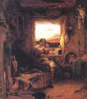 Mulready, William Interior of an English Cottage (mk25) china oil painting image